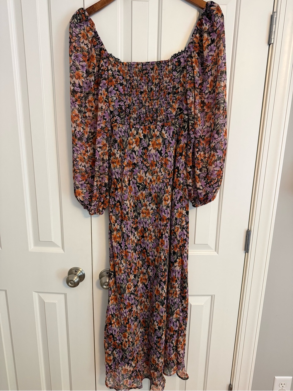 ASTR the label Sylvie Floral Maxi Dress Size Medium - Picture 8 of 14